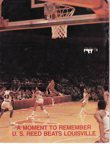 Back cover of 1981-82 Razorback basketball media guide
