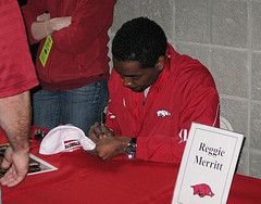 Reggie Merritt at Bud Walton - 15th anniversary of national championship