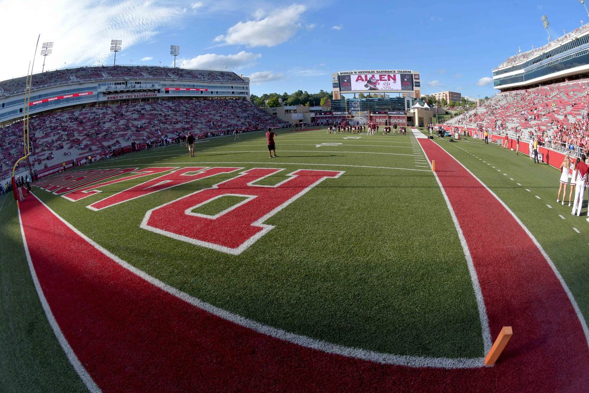 NCAA Football: Texas State at Arkansas