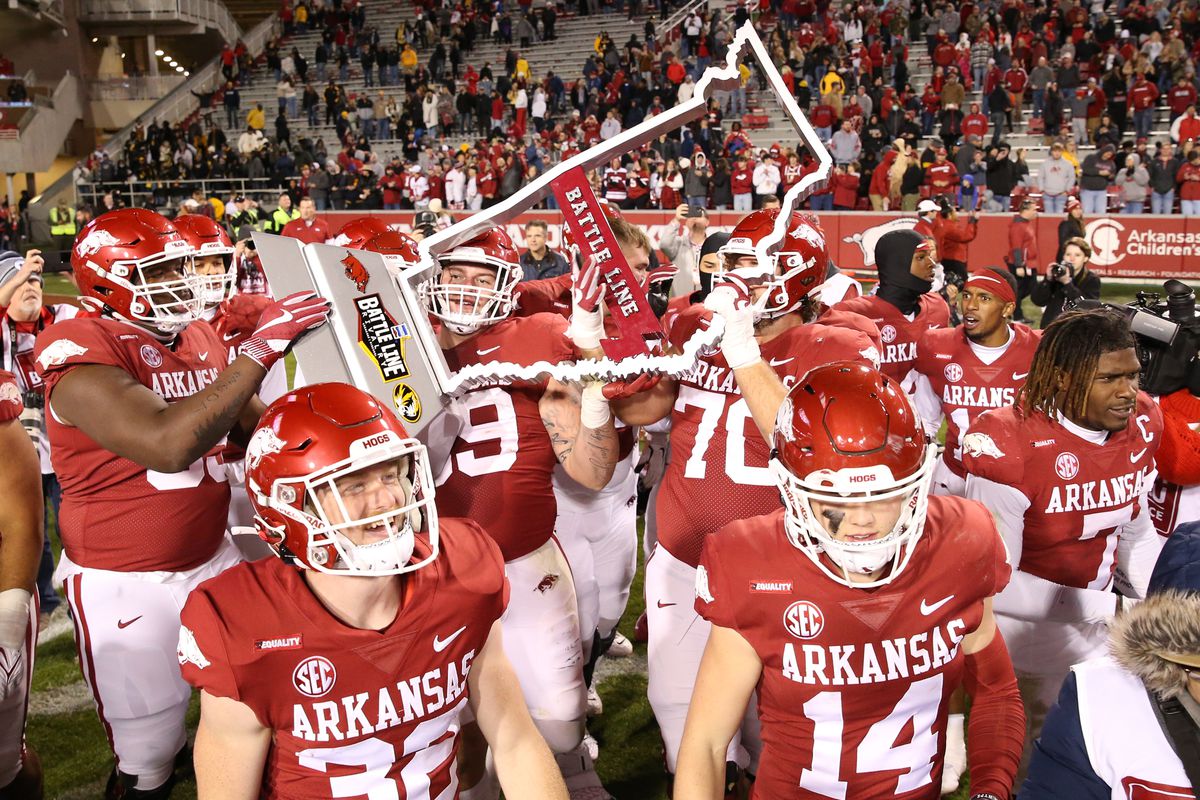 NCAA Football: Missouri at Arkansas