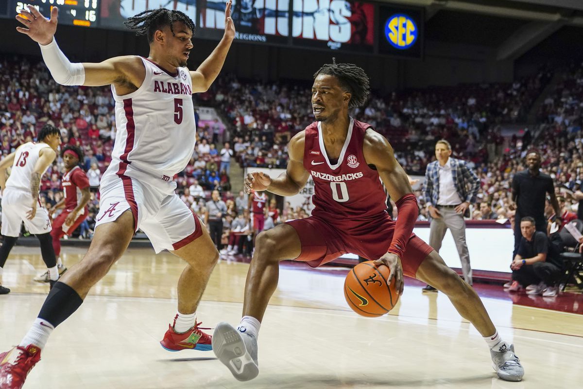 NCAA Basketball: Arkansas at Alabama