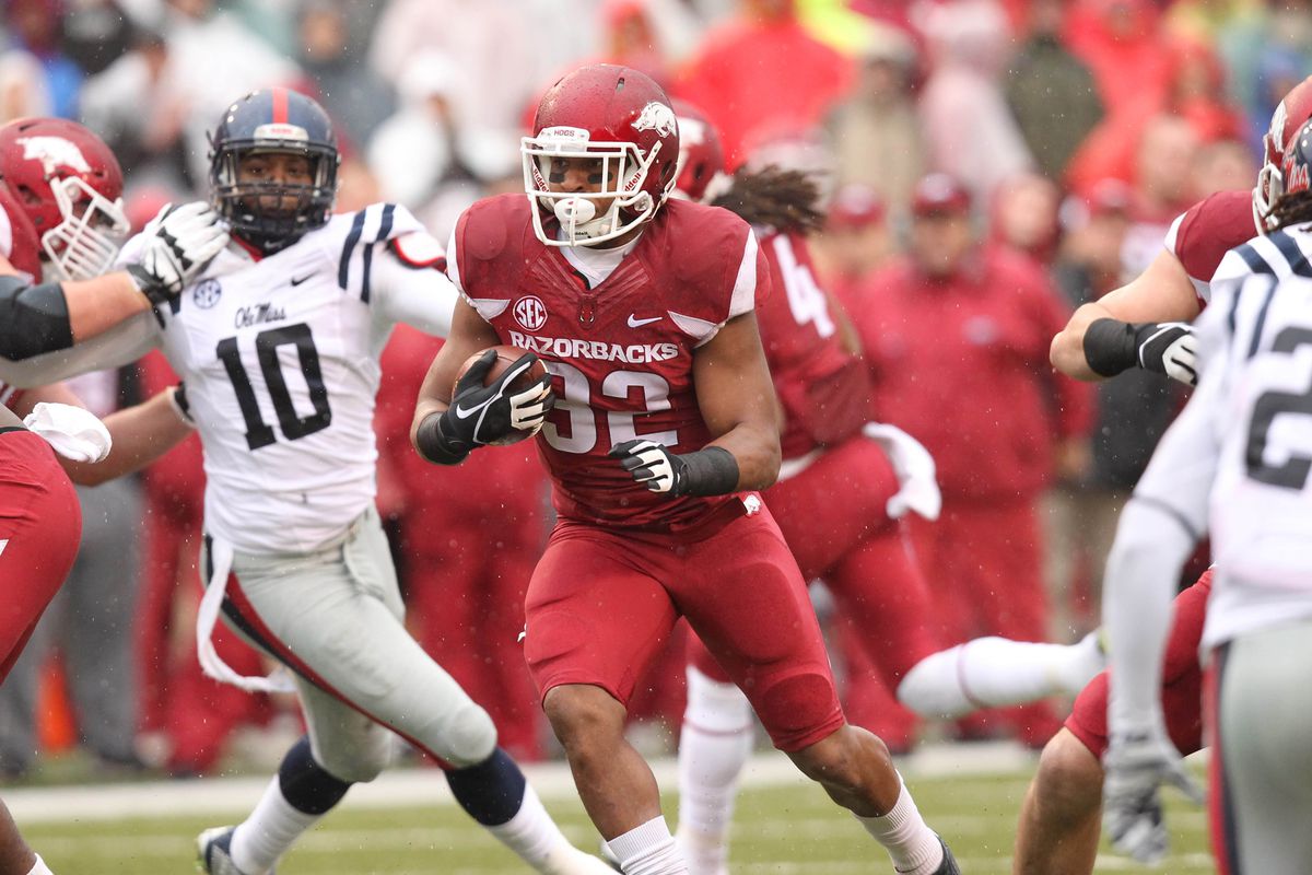 NCAA Football: Mississippi at Arkansas