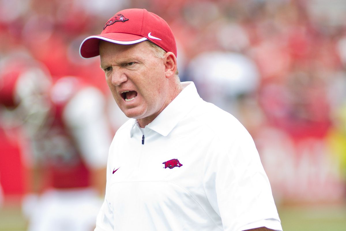 Paul Petrino, shown here blaming somebody else for something.